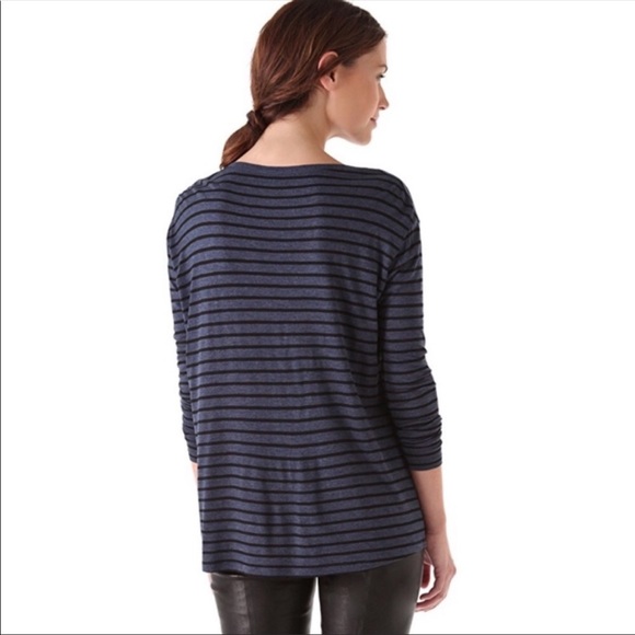 EUC VINCE Striped Long Sleeves Top - Picture 14 of 14